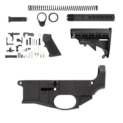 Premium Fire/Safe Marked Billet 80% Lower Assembly